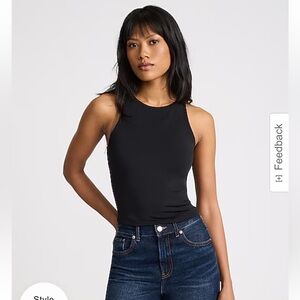 Express Body Contour High Compression High Neck Cropped Tank